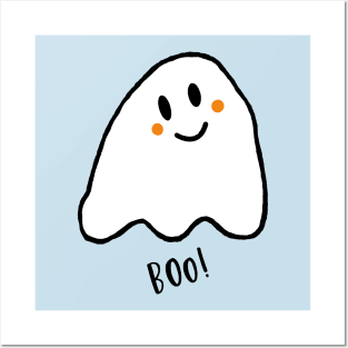 Boo! Halloween Ghost Costume Posters and Art